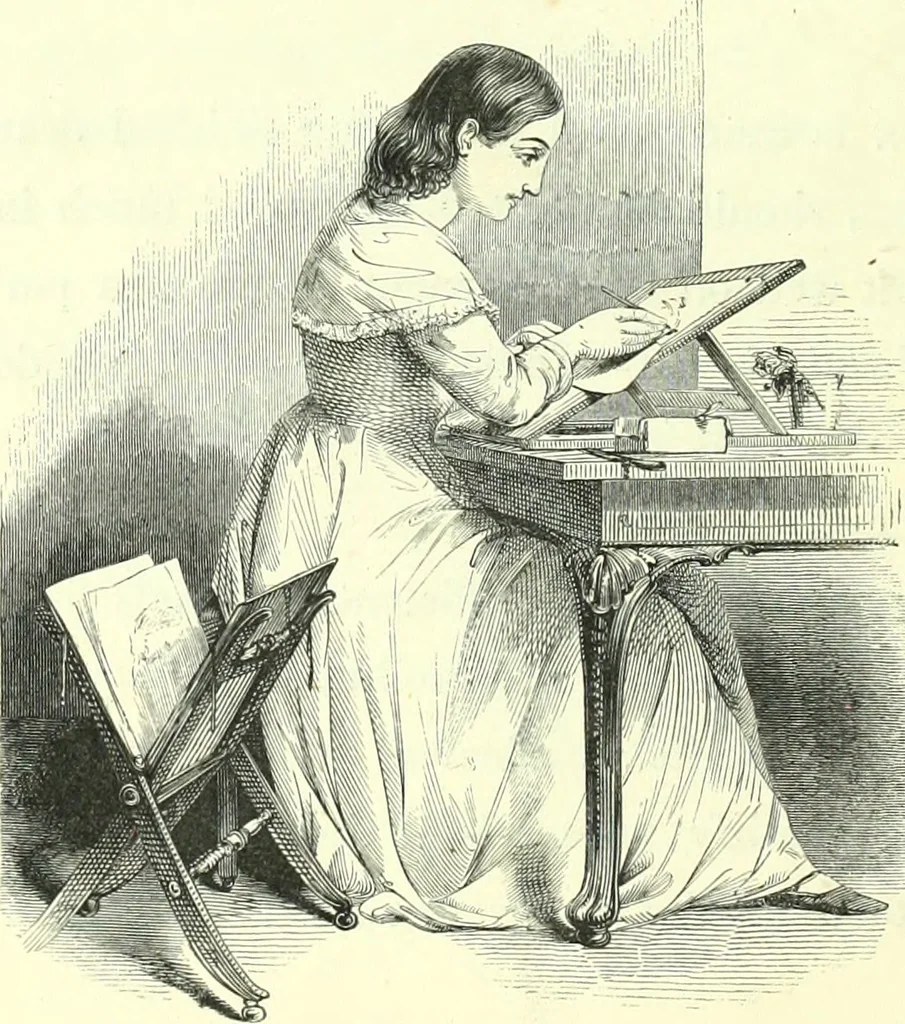 An illustration from The American drawing-book : a manual for the amateur, and basis of study for the professional artist : especially adapted to the use of public and private schools, as well as home instruction, 1847, leaf 37