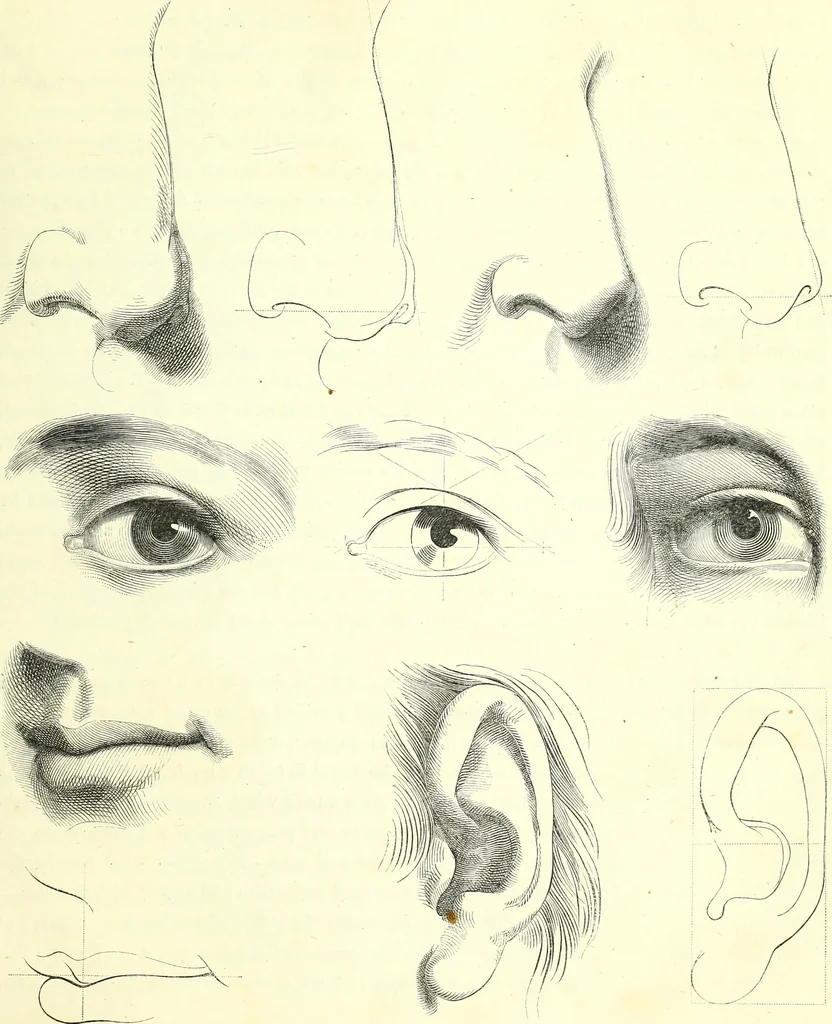 An illustration from The American drawing-book : a manual for the amateur, and basis of study for the professional artist : especially adapted to the use of public and private schools, as well as home instruction, 1847, leaf 44
