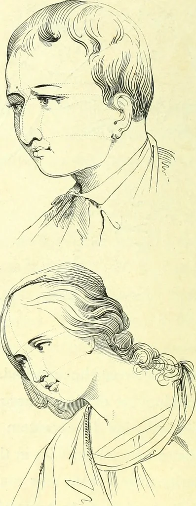An illustration from The American drawing-book : a manual for the amateur, and basis of study for the professional artist : especially adapted to the use of public and private schools, as well as home instruction, 1847, leaf 57