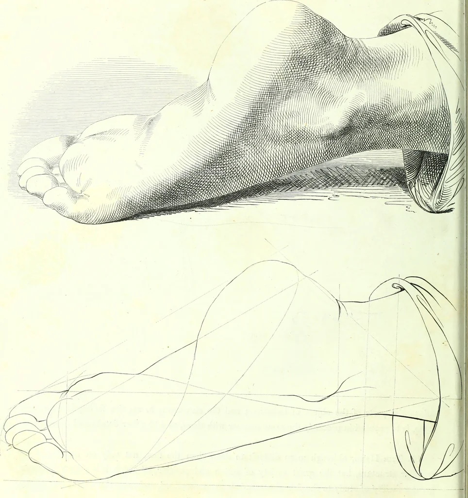 An illustration from The American drawing-book : a manual for the amateur, and basis of study for the professional artist : especially adapted to the use of public and private schools, as well as home instruction, 1847, leaf 23