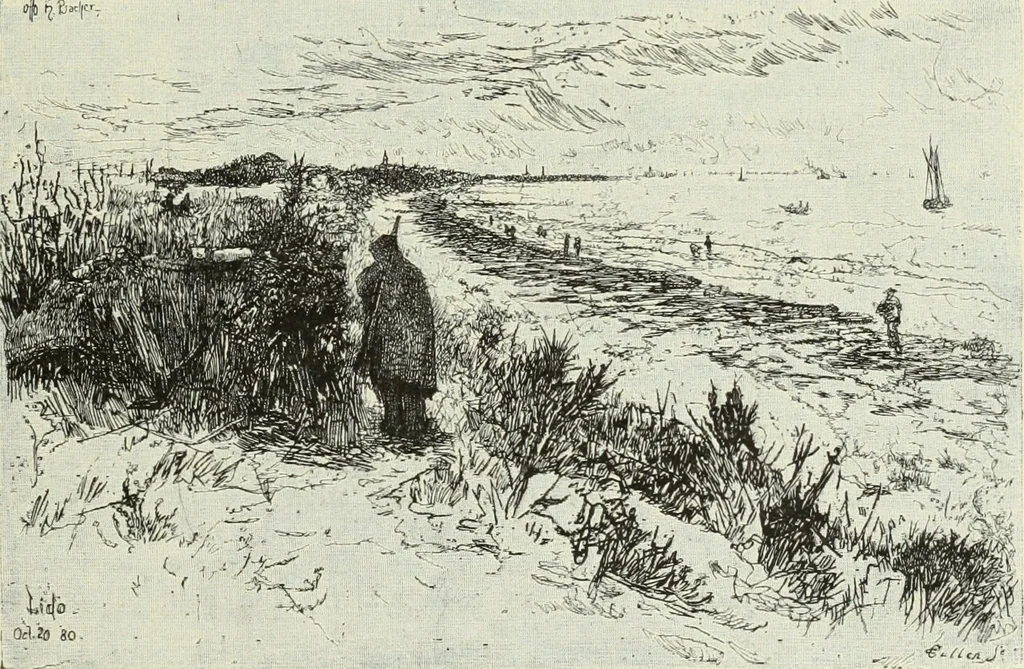 An illustration from American etchers. Reprinted from the Century magazine for February 1883, with a brief additional chapter from the New York Star, 1886, leaf 10