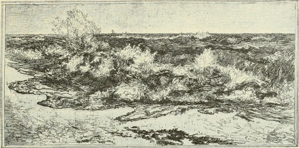 An illustration from American etchers. Reprinted from the Century magazine for February 1883, with a brief additional chapter from the New York Star, 1886, leaf 16