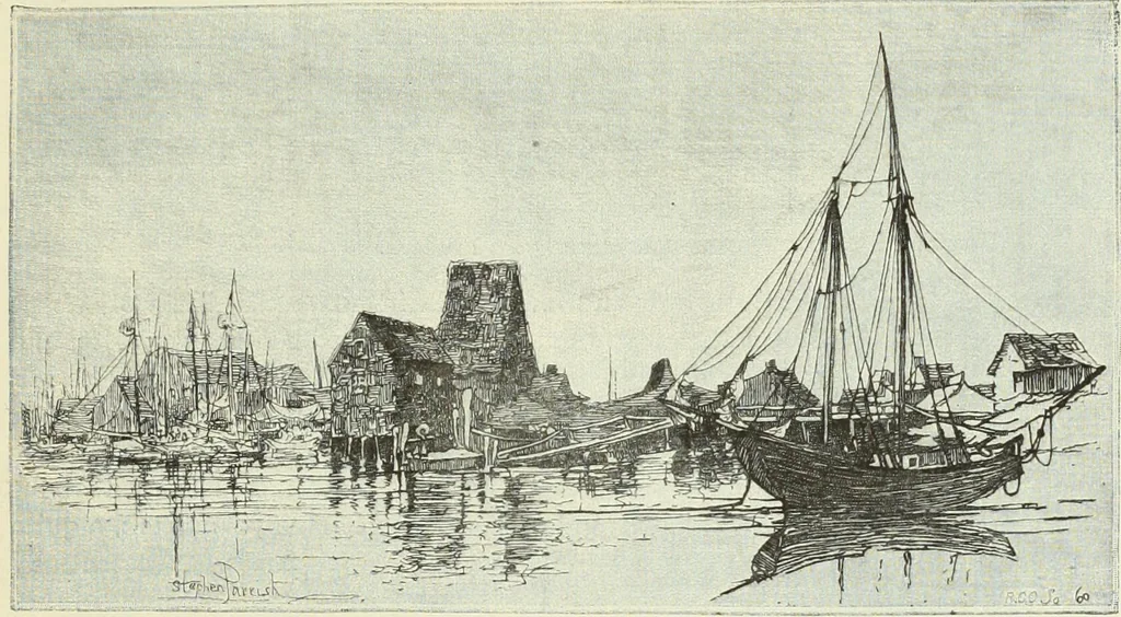 An illustration from American etchers. Reprinted from the Century magazine for February 1883, with a brief additional chapter from the New York Star, 1886, leaf 18