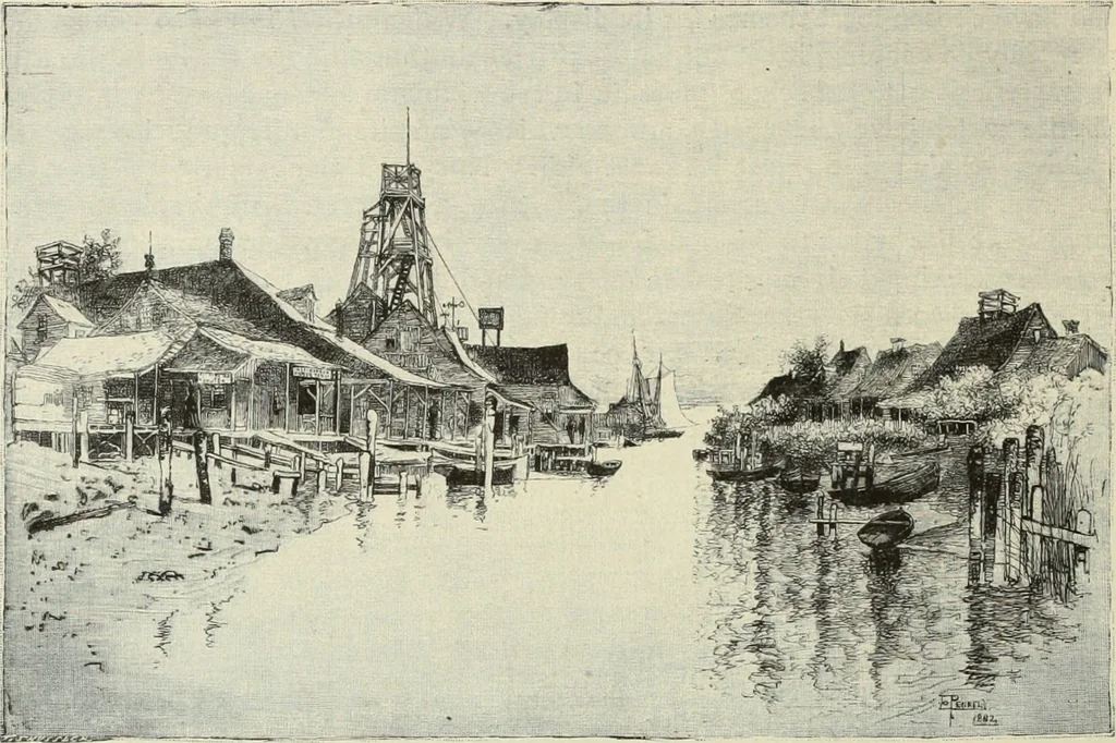 An illustration from American etchers. Reprinted from the Century magazine for February 1883, with a brief additional chapter from the New York Star, 1886, leaf 19