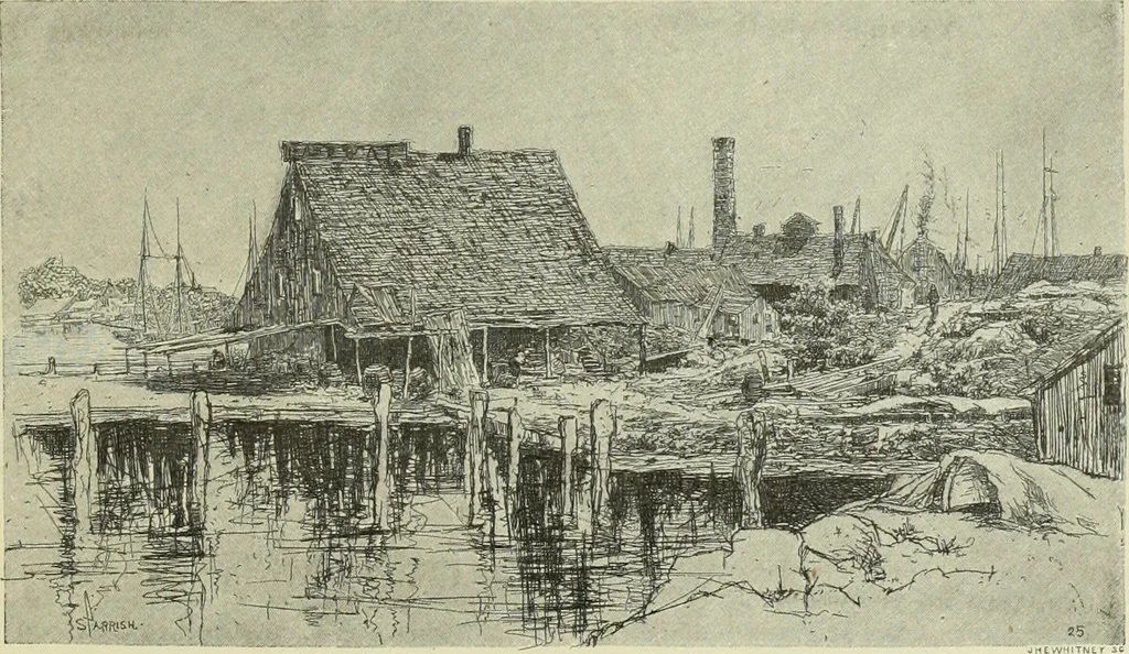 An illustration from American etchers. Reprinted from the Century magazine for February 1883, with a brief additional chapter from the New York Star, 1886, leaf 32