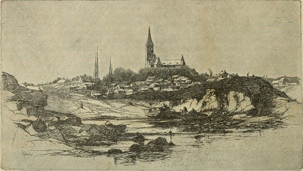 An illustration from American etchers. Reprinted from the Century magazine for February 1883, with a brief additional chapter from the New York Star, 1886, leaf 35