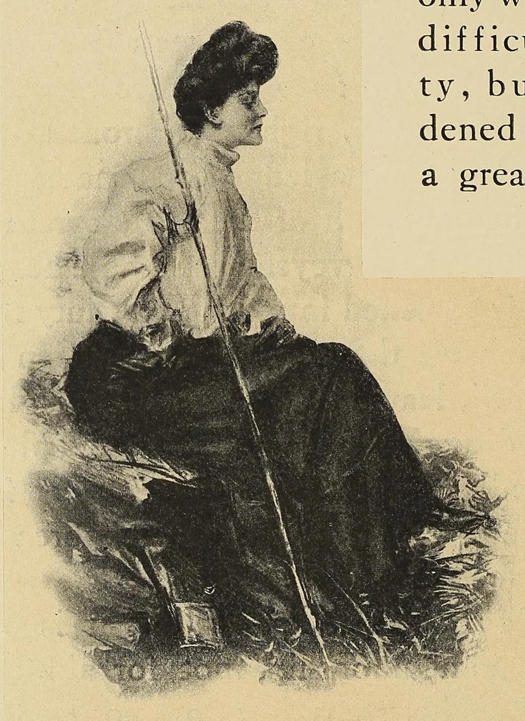 An illustration from The American girl, 1906, leaf 112