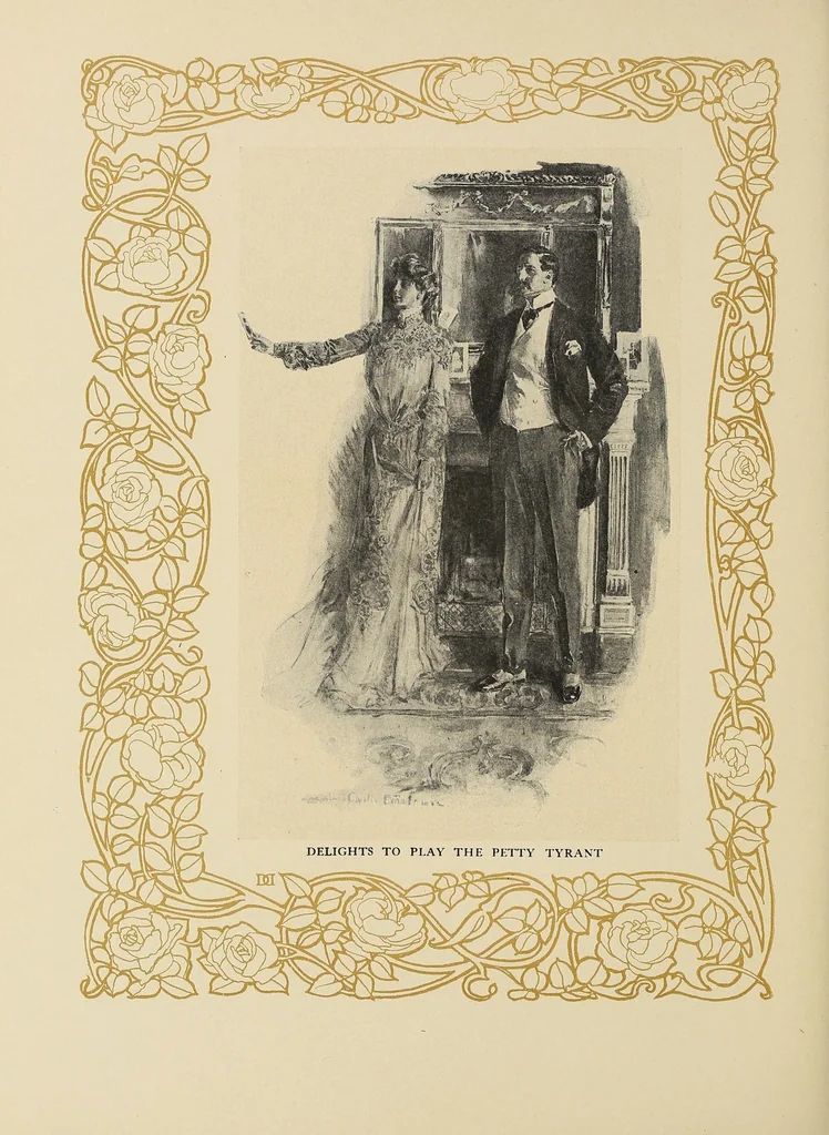 An illustration from The American girl, 1906, leaf 182