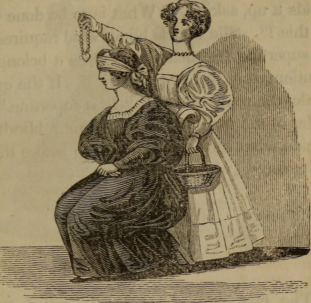 An illustration from American girl's book: or, Occupation for play hours, 1831, leaf 126