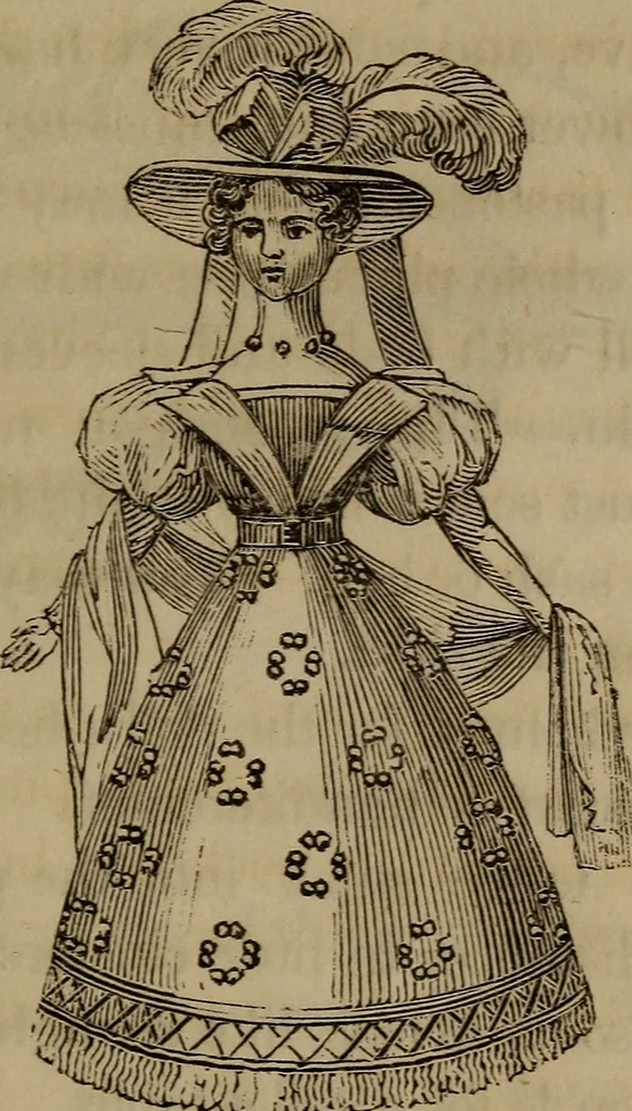 An illustration from American girl's book: or, Occupation for play hours, 1831, leaf 270
