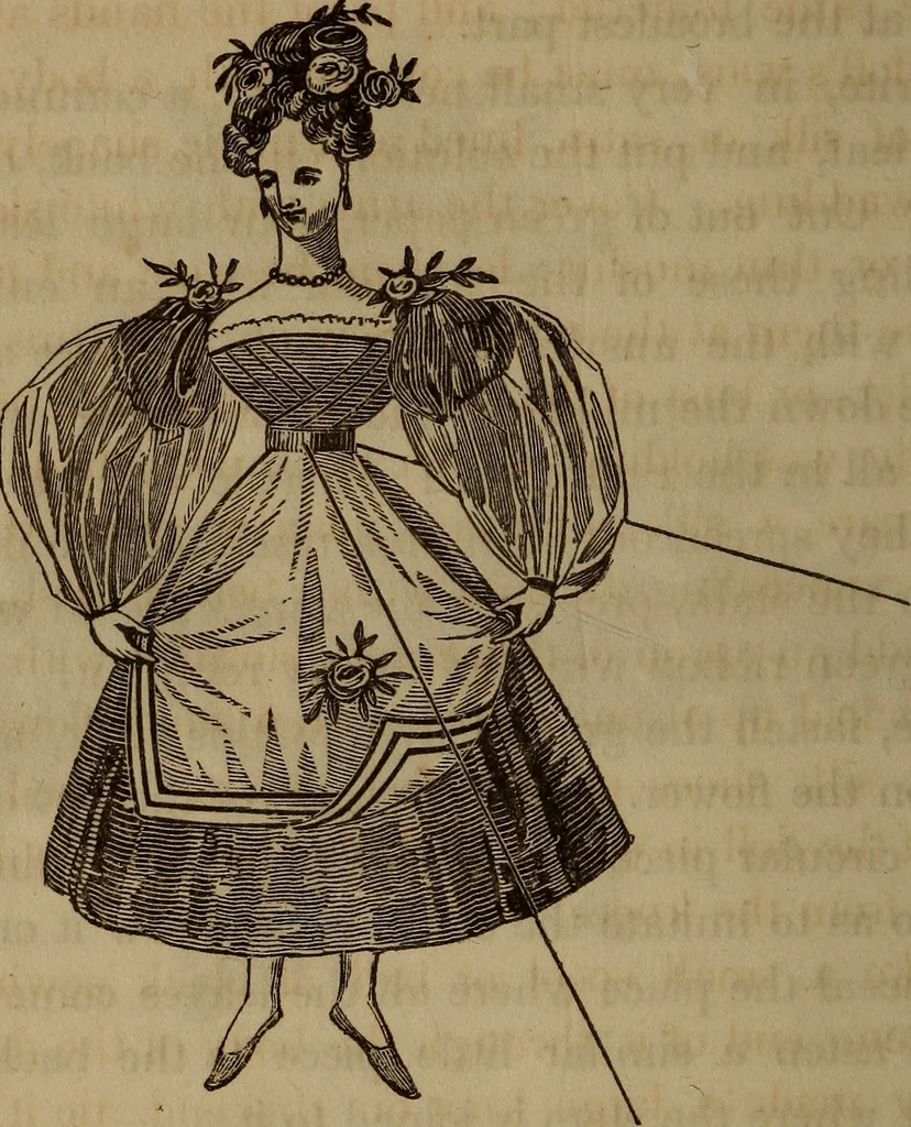 An illustration from American girl's book: or, Occupation for play hours, 1831, leaf 309