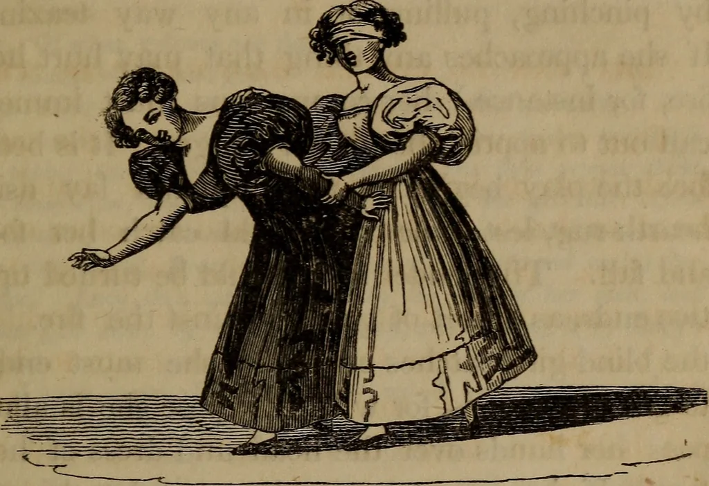 An illustration from American girl's book: or, Occupation for play hours, 1831, leaf 64