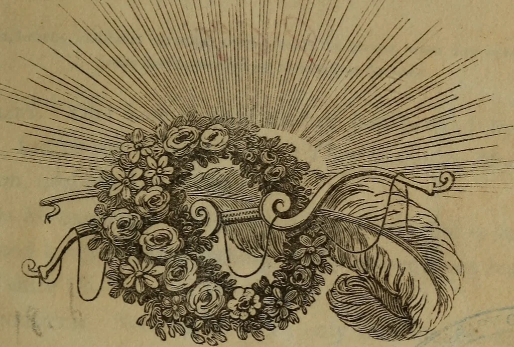 An illustration from American girl's book: or, Occupation for play hours, 1831, leaf 8