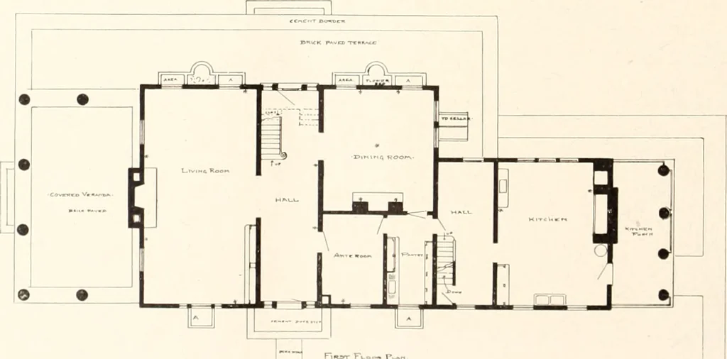 An illustration from American homes and gardens, 1905, leaf 101