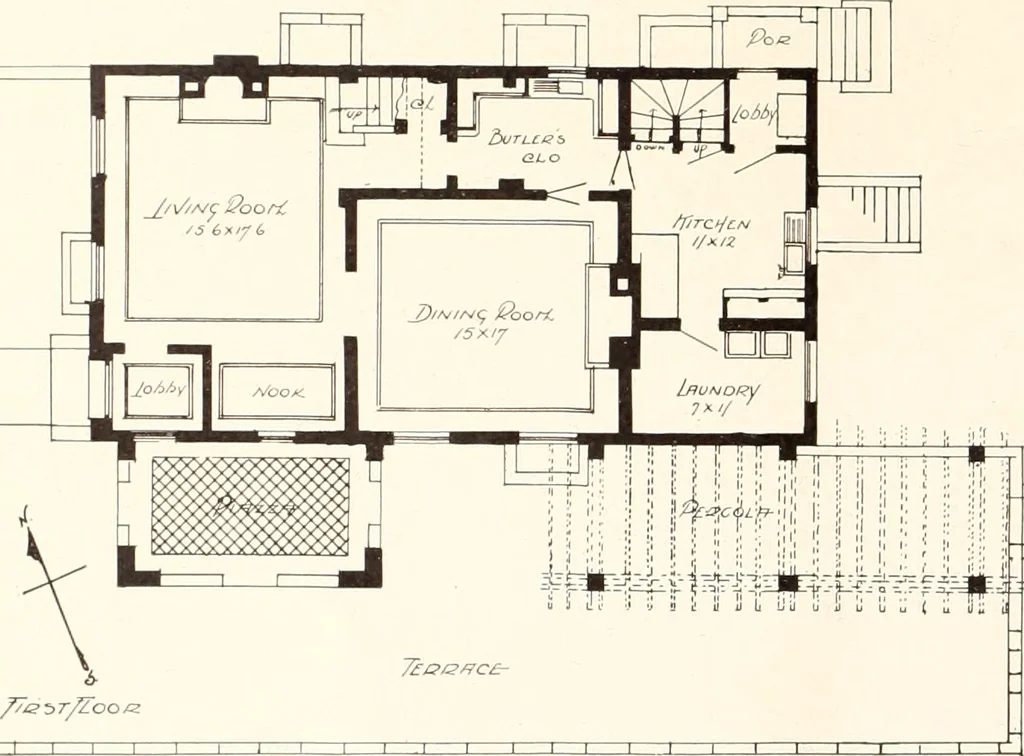 An illustration from American homes and gardens, 1905, leaf 105