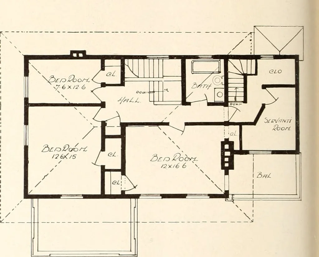 An illustration from American homes and gardens, 1905, leaf 105