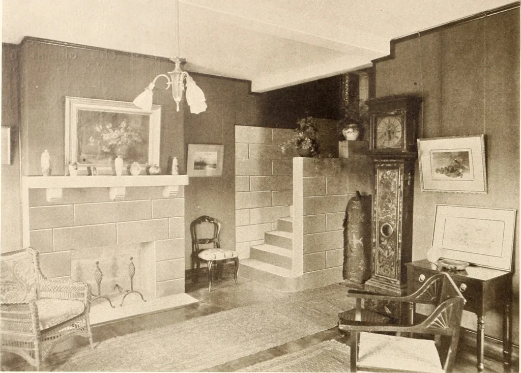 An illustration from American homes and gardens, 1905, leaf 107