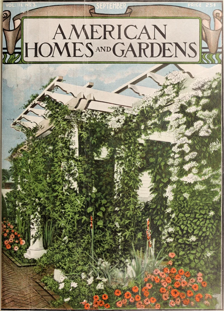 An illustration from American homes and gardens, 1905, leaf 154