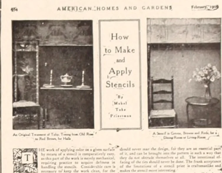 An illustration from American homes and gardens, 1905, leaf 216