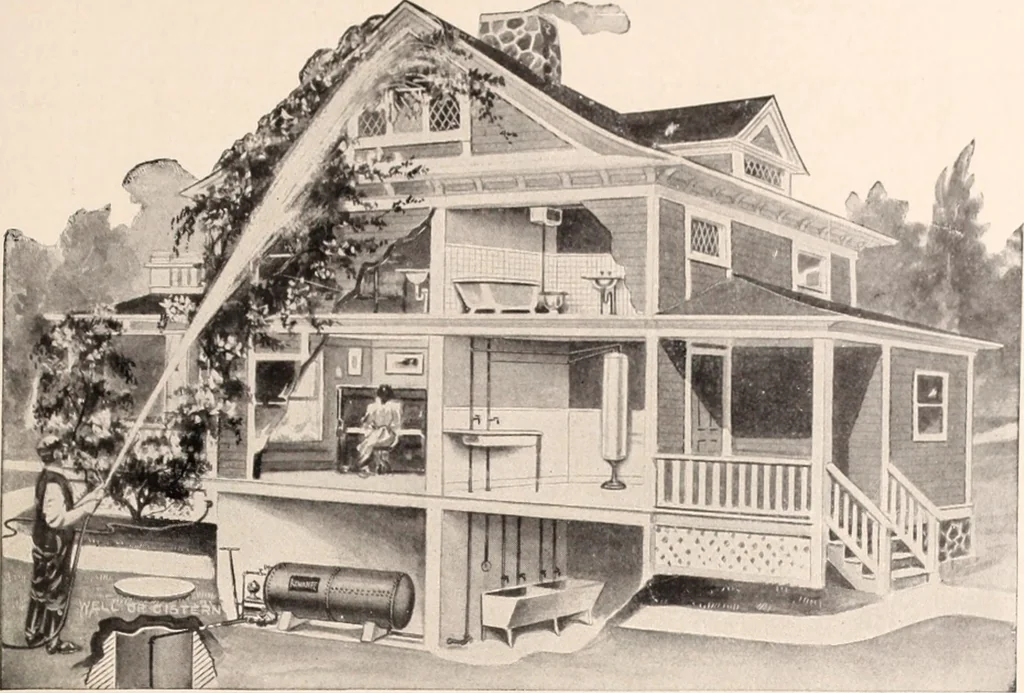 An illustration from American homes and gardens, 1905, leaf 220