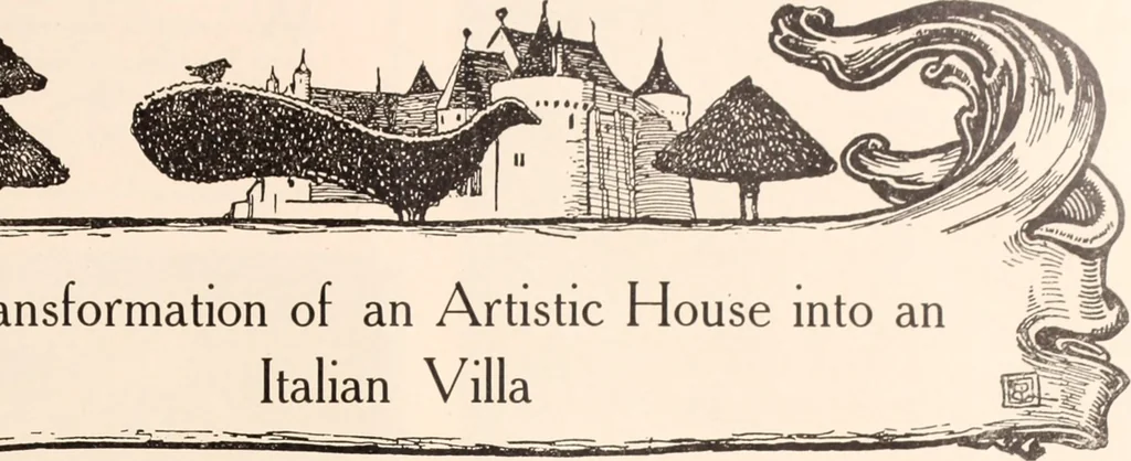 An illustration from American homes and gardens, 1905, leaf 248