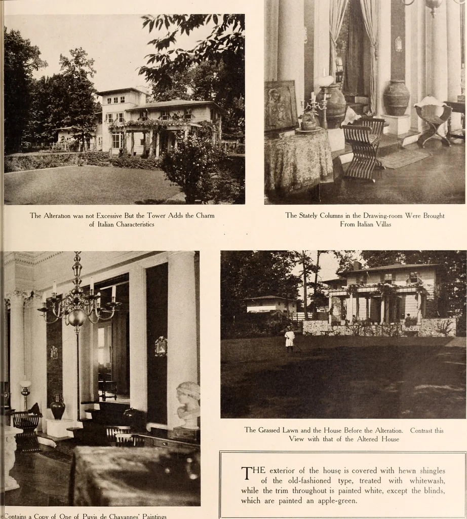 An illustration from American homes and gardens, 1905, leaf 250