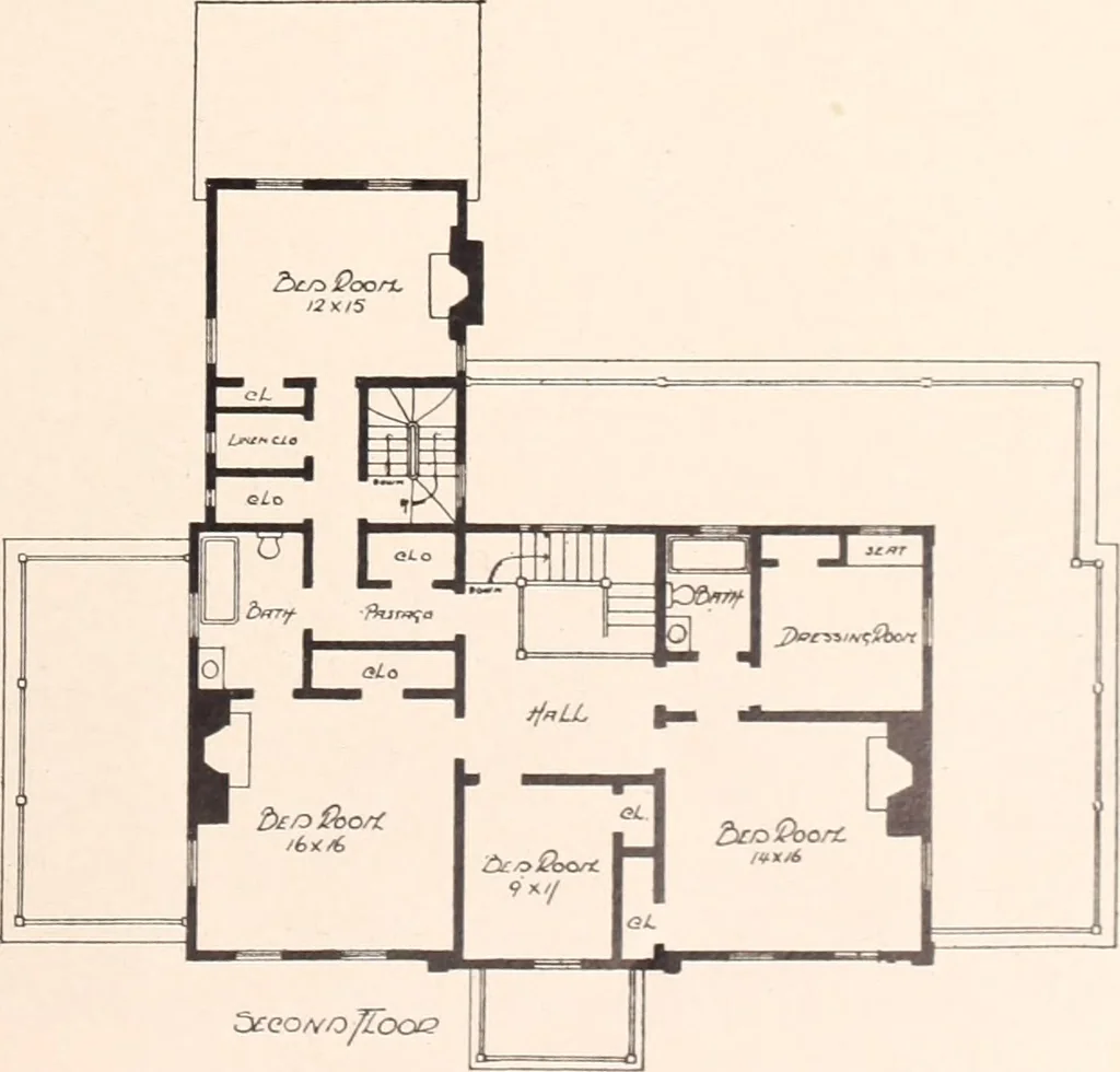 An illustration from American homes and gardens, 1905, leaf 256