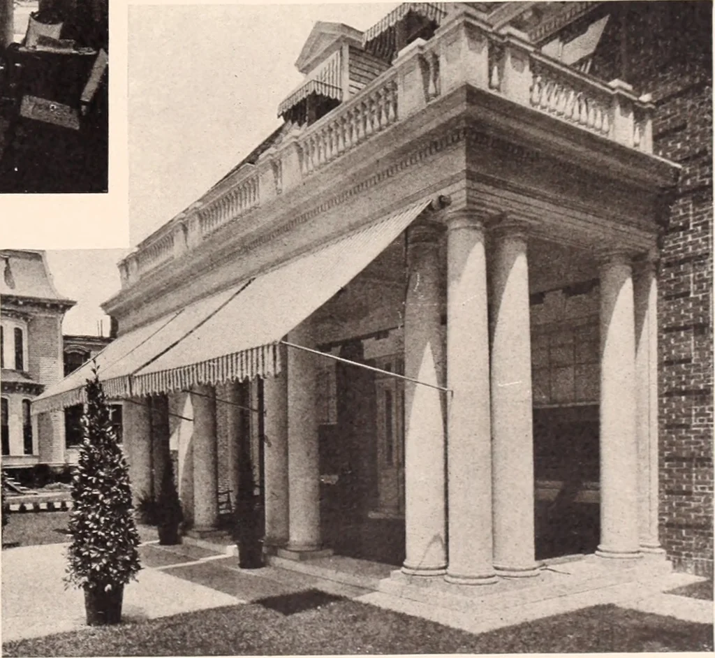 An illustration from American homes and gardens, 1905, leaf 258