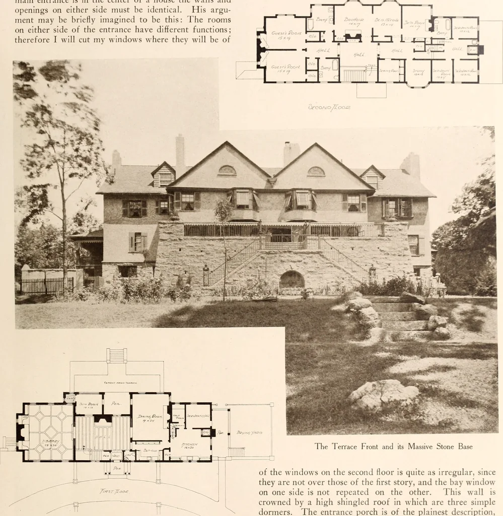 An illustration from American homes and gardens, 1905, leaf 26