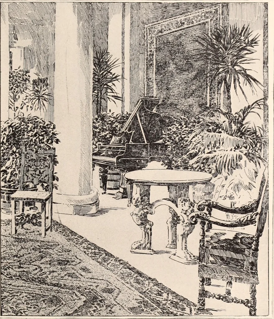 An illustration from American homes and gardens, 1905, leaf 276