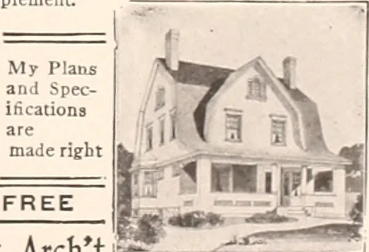 An illustration from American homes and gardens, 1905, leaf 278