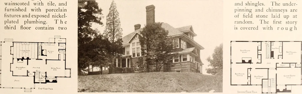An illustration from American homes and gardens, 1905, leaf 30