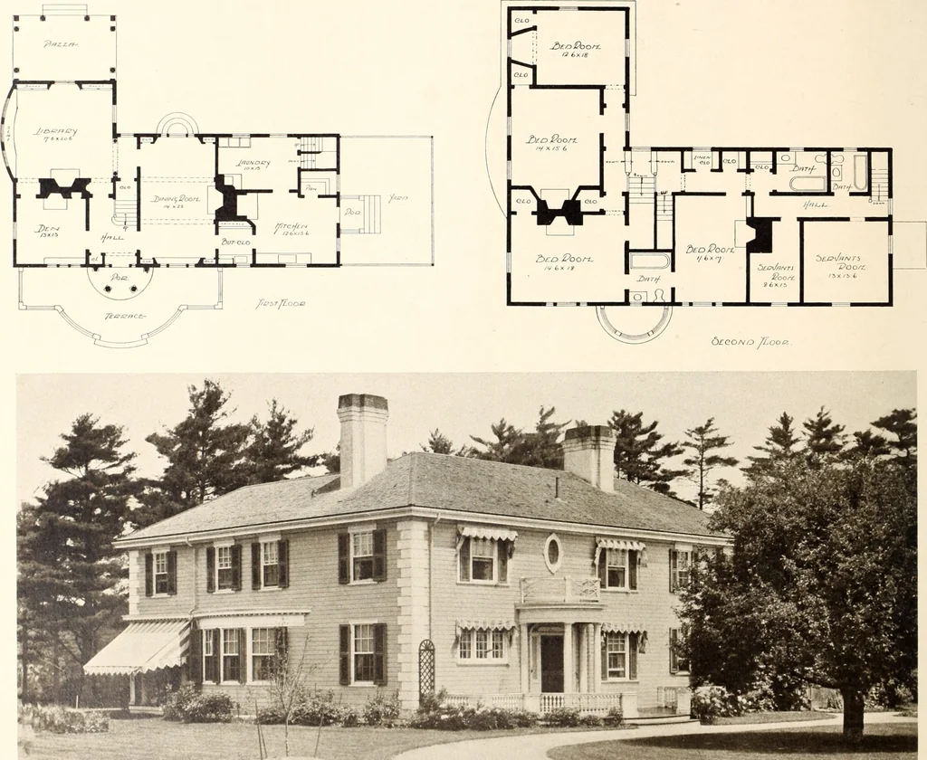 An illustration from American homes and gardens, 1905, leaf 319