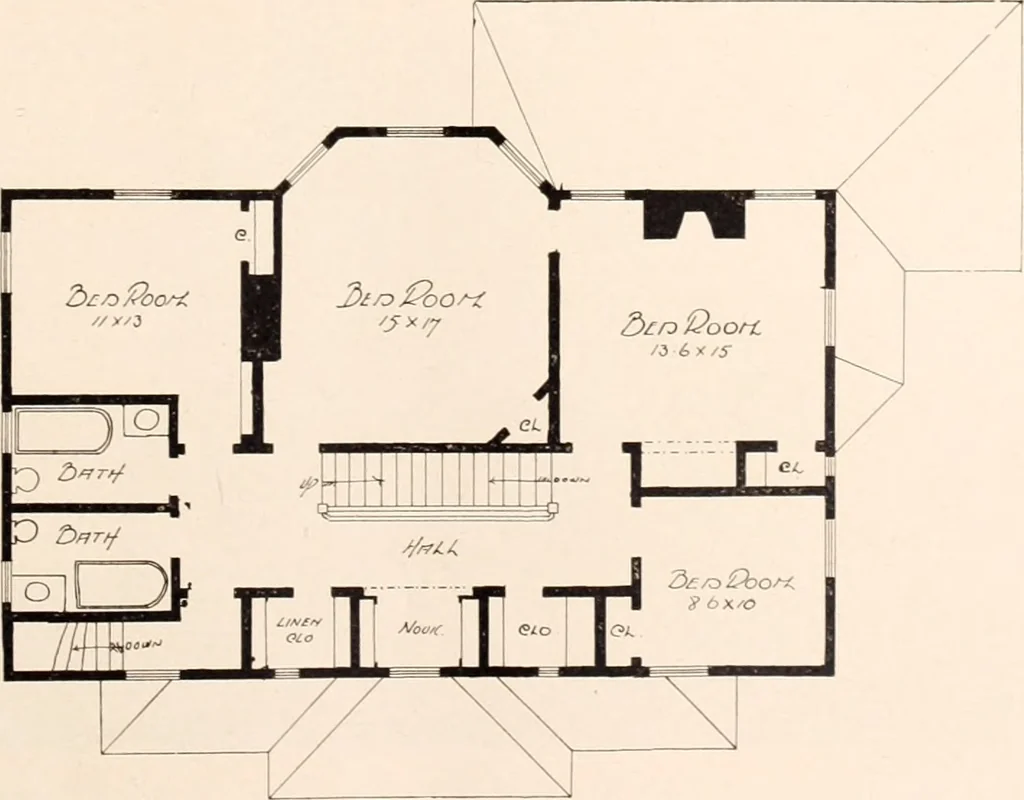 An illustration from American homes and gardens, 1905, leaf 32
