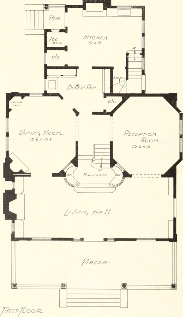 An illustration from American homes and gardens, 1905, leaf 323