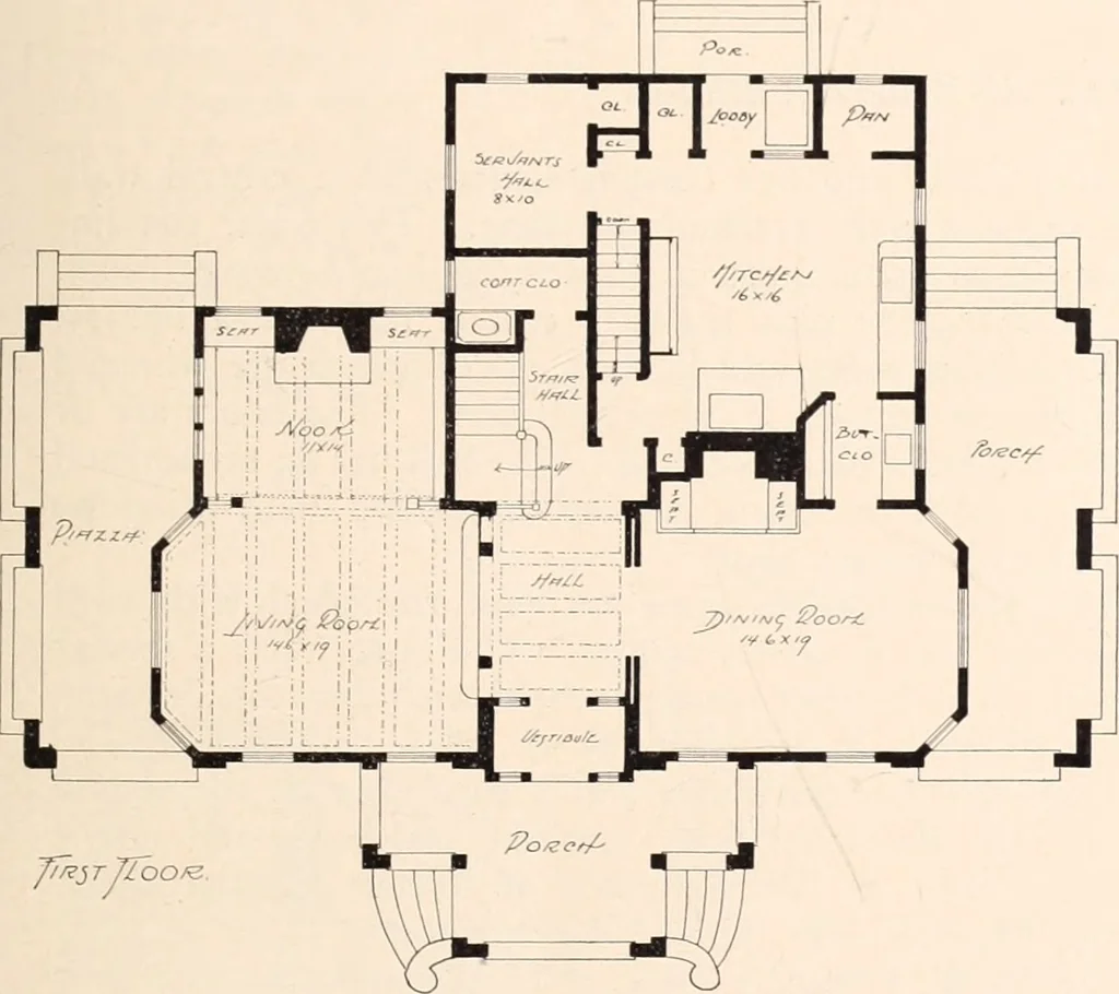 An illustration from American homes and gardens, 1905, leaf 324