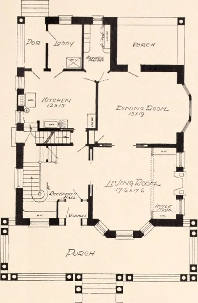 An illustration from American homes and gardens, 1905, leaf 326