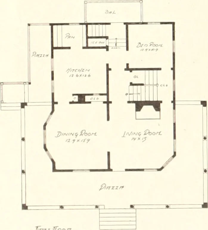 An illustration from American homes and gardens, 1905, leaf 33