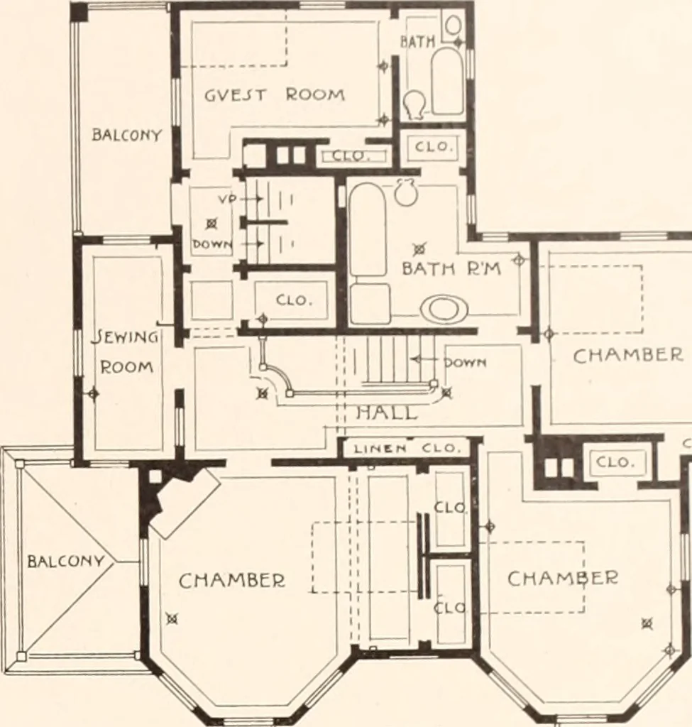 An illustration from American homes and gardens, 1905, leaf 34