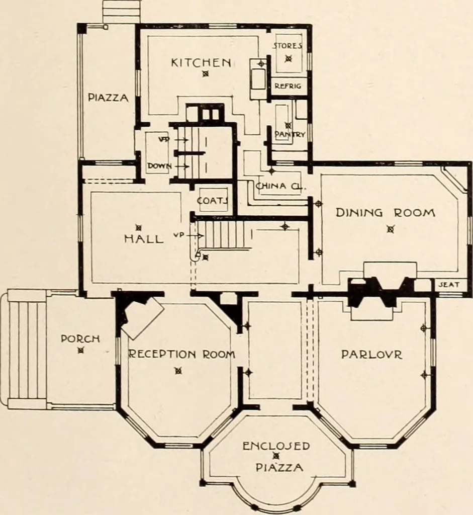 An illustration from American homes and gardens, 1905, leaf 34