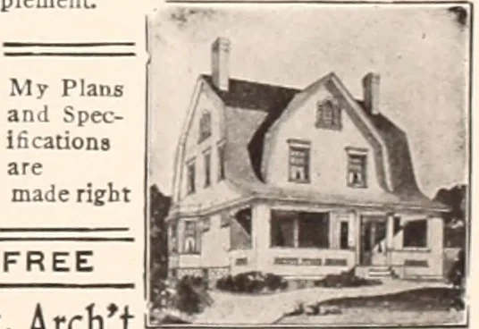 An illustration from American homes and gardens, 1905, leaf 350