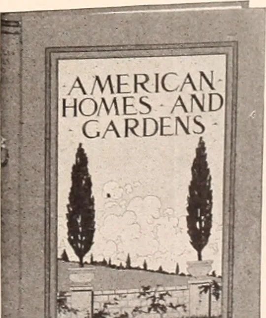 An illustration from American homes and gardens, 1905, leaf 368