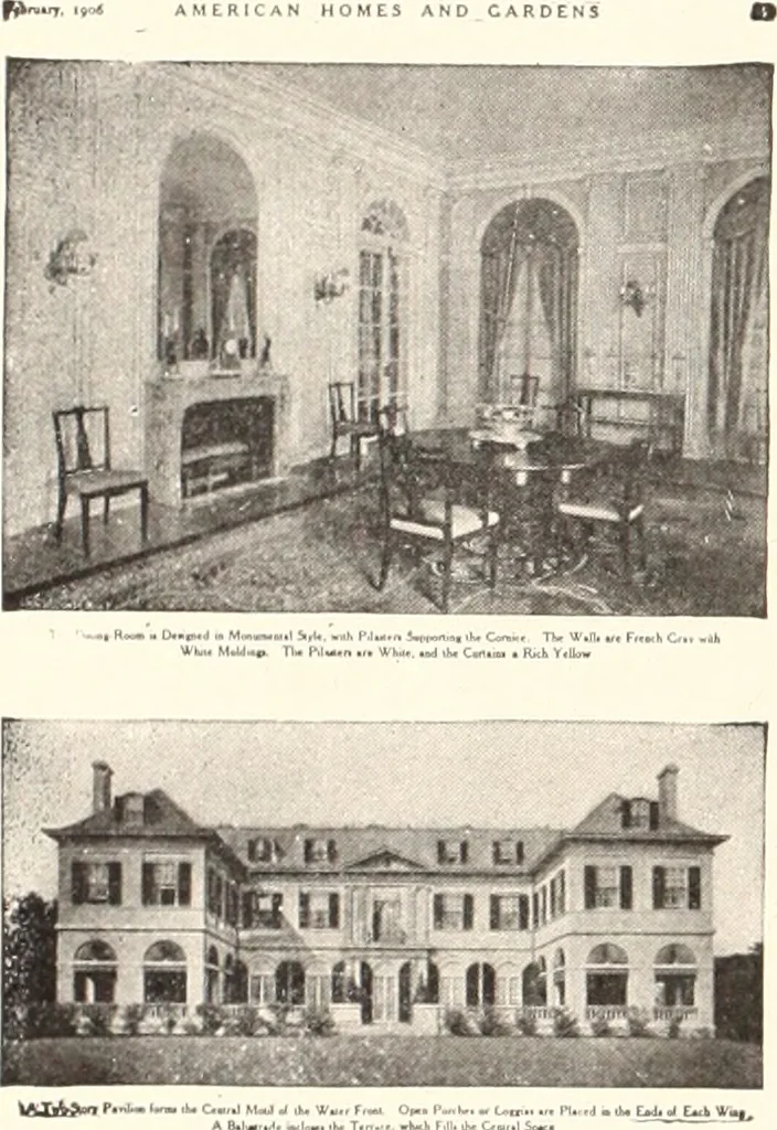 An illustration from American homes and gardens, 1905, leaf 379