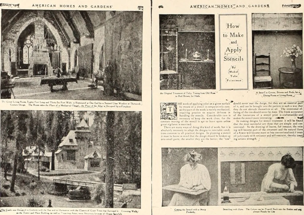 An illustration from American homes and gardens, 1905, leaf 379