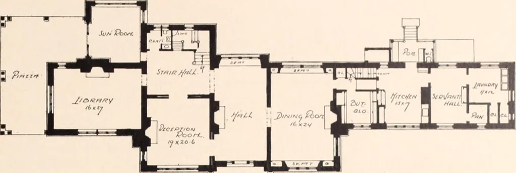 An illustration from American homes and gardens, 1905, leaf 404