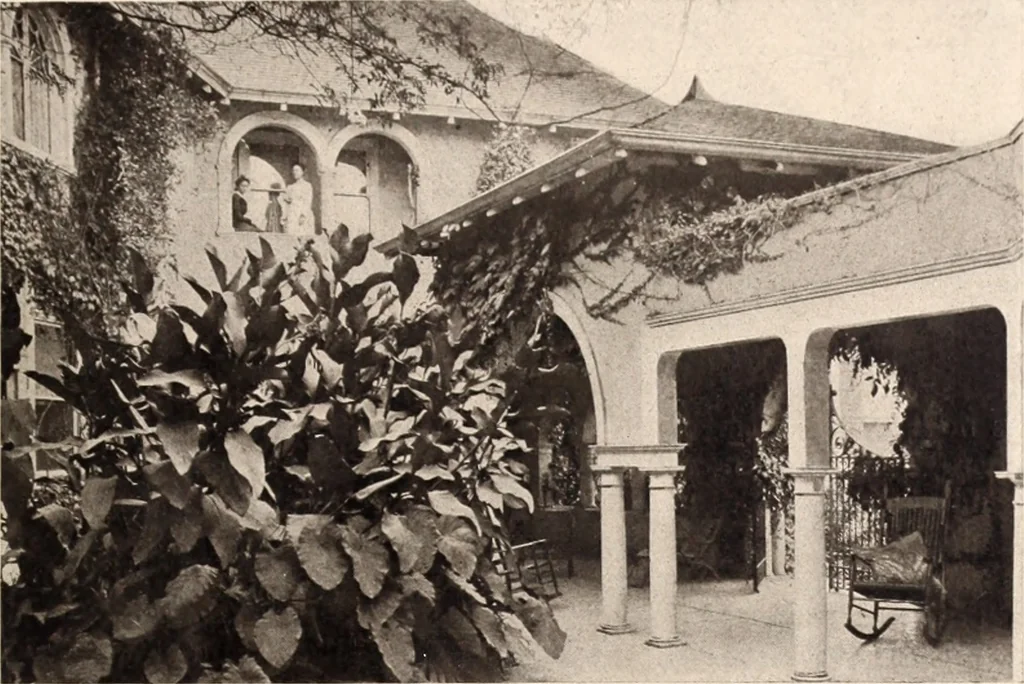 An illustration from American homes and gardens, 1905, leaf 410