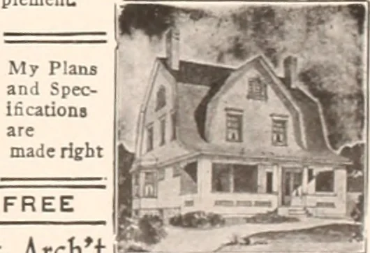 An illustration from American homes and gardens, 1905, leaf 426