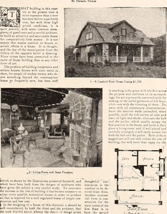An illustration from American homes and gardens, 1905, leaf 72