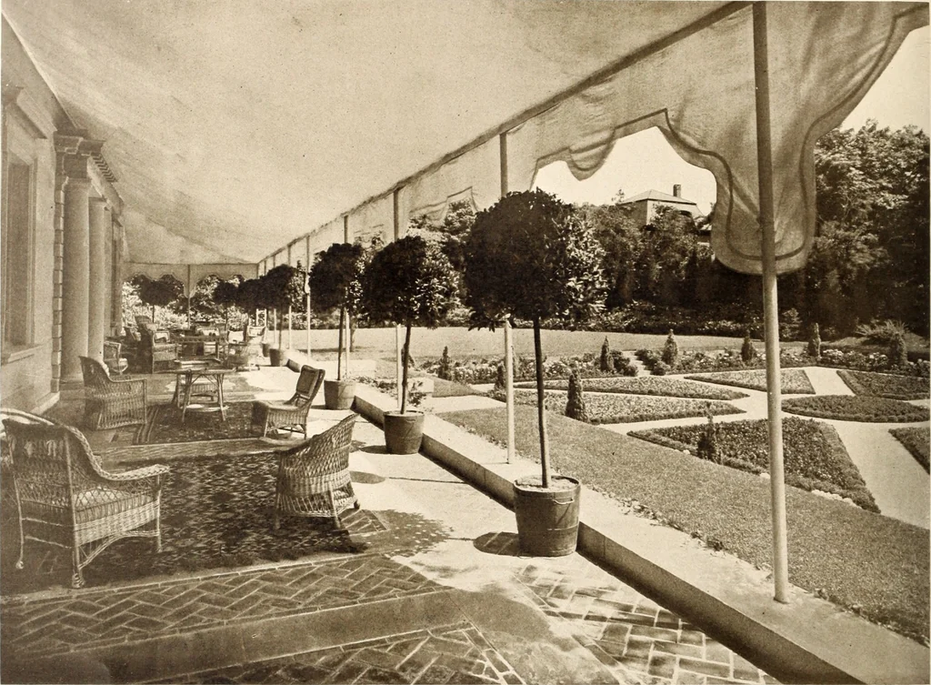 An illustration from American homes and gardens, 1905, leaf 99