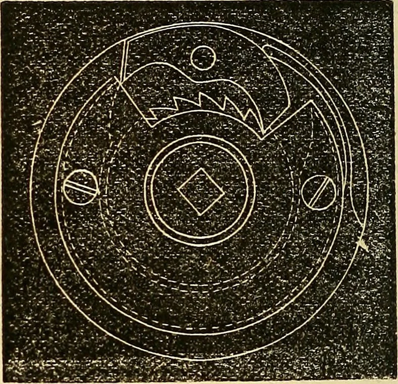 An illustration from American horological journal, devoted to practical horology, 1869, leaf 205